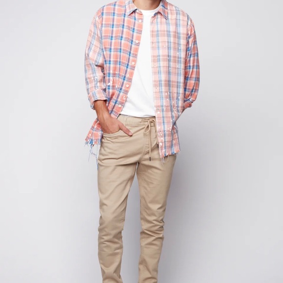 Mens khaki joggers size medium used condition - Picture 6 of 8